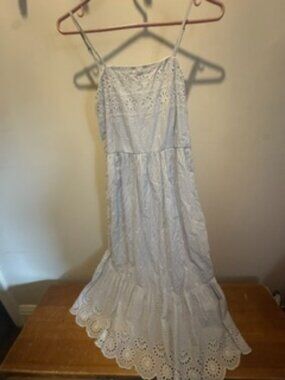 Blue and White Summer dress